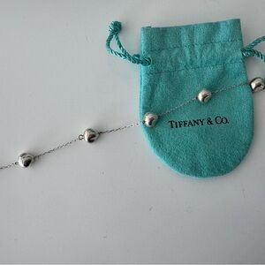 Tiffany & Co. Elsa  Peretti Sterling Silver Five Nugget 7" Bracelet